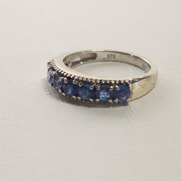 Kyanite Band Ring Size 6 - Picture 3 of 10